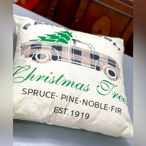 Christmas pillow - 16”x16”